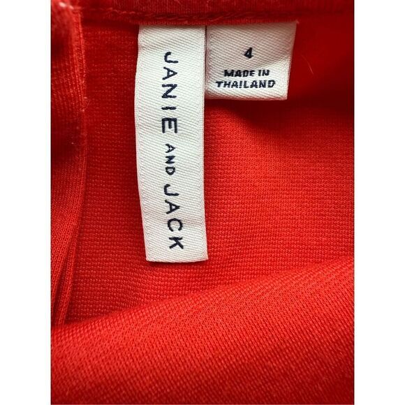 Janie And Jack Dropwaist Poppy Dress Size 4T - Picture 6 of 8